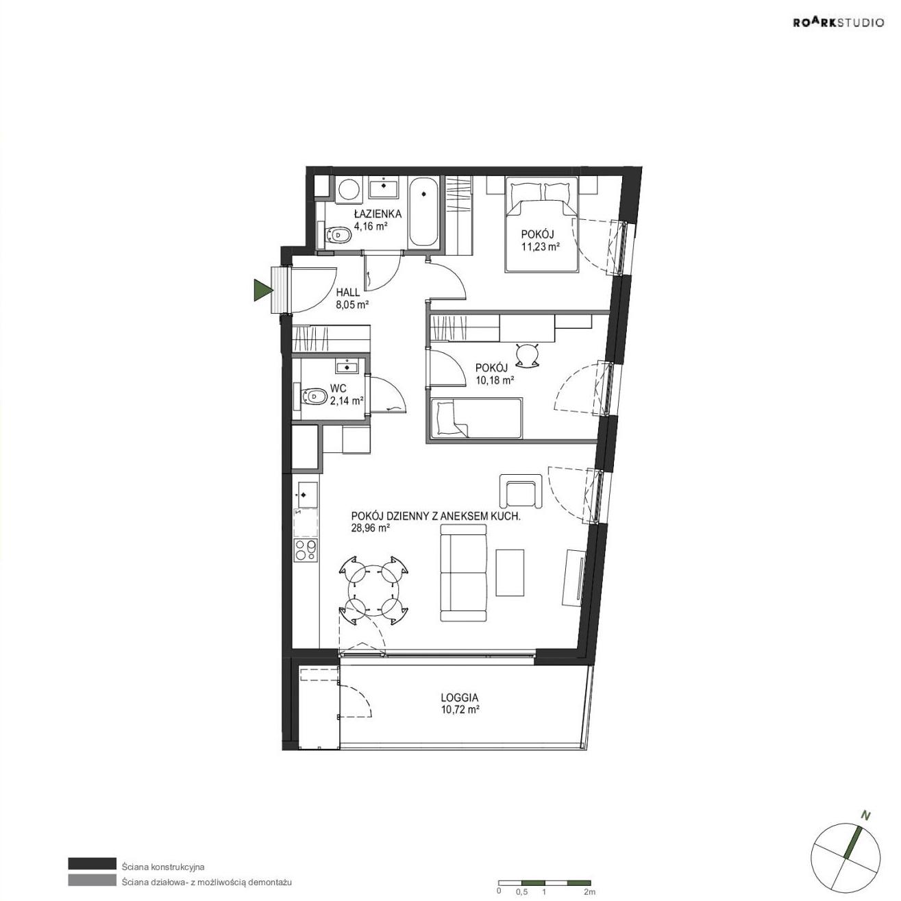 Jagiellońska 13 – Mieszkanie A10.3